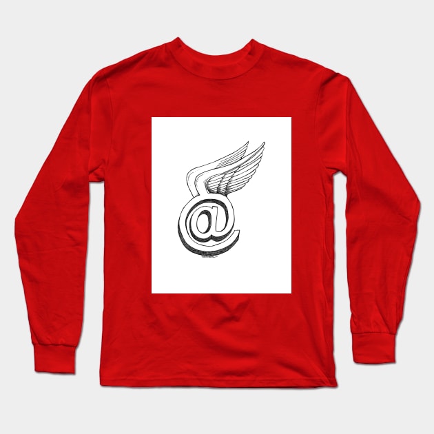 Email Long Sleeve T-Shirt by BAYSAL